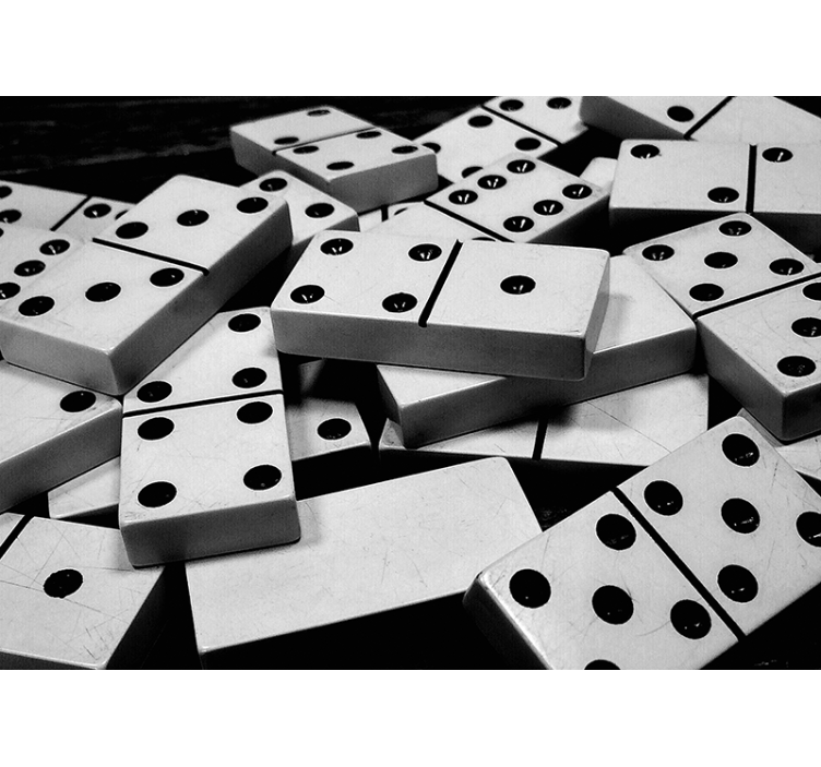 Domino effect 3D Wall Mural - TenStickers