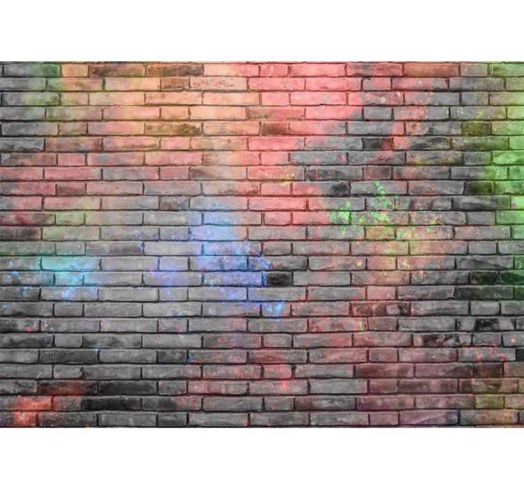 Graffiti wall mural urban color explosion - TenStickers
