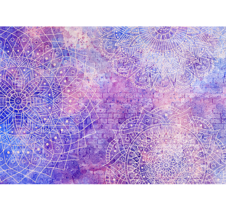 Mandala wall mural intricate mandala designs - TenStickers