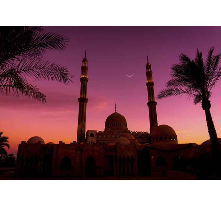Emirates beautiful mosque wall mural - TenStickers