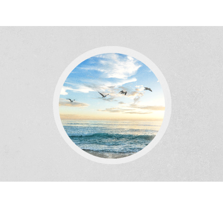 Wall mural nature serene coastal view - TenStickers