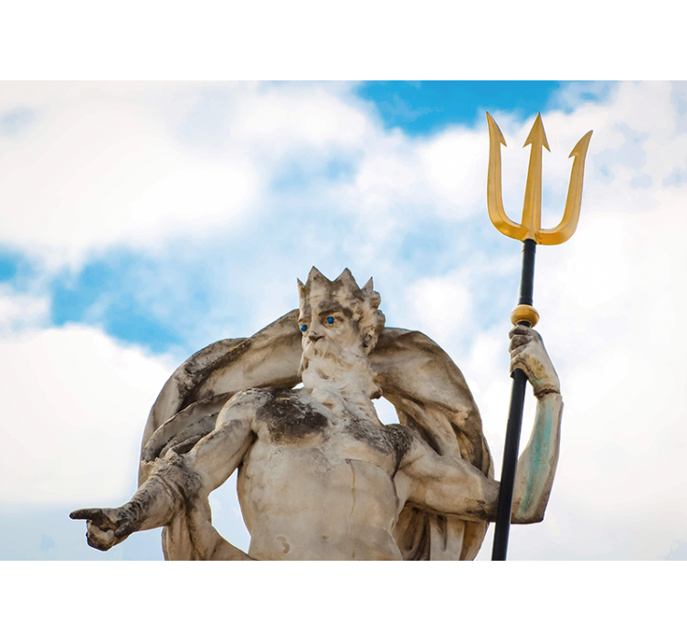 Art wall mural mythical ocean ruler - TenStickers