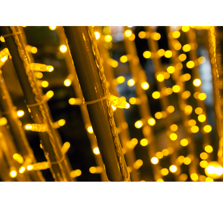 Texture wall mural glowing light patterns - TenStickers