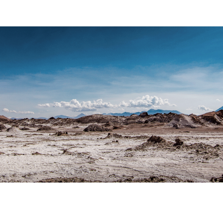 Wall mural mountain landslide terrain peaks - TenStickers