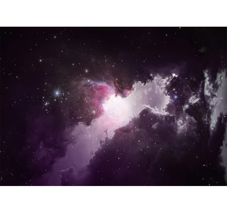 Space wall mural cosmic nebula vortex - TenStickers