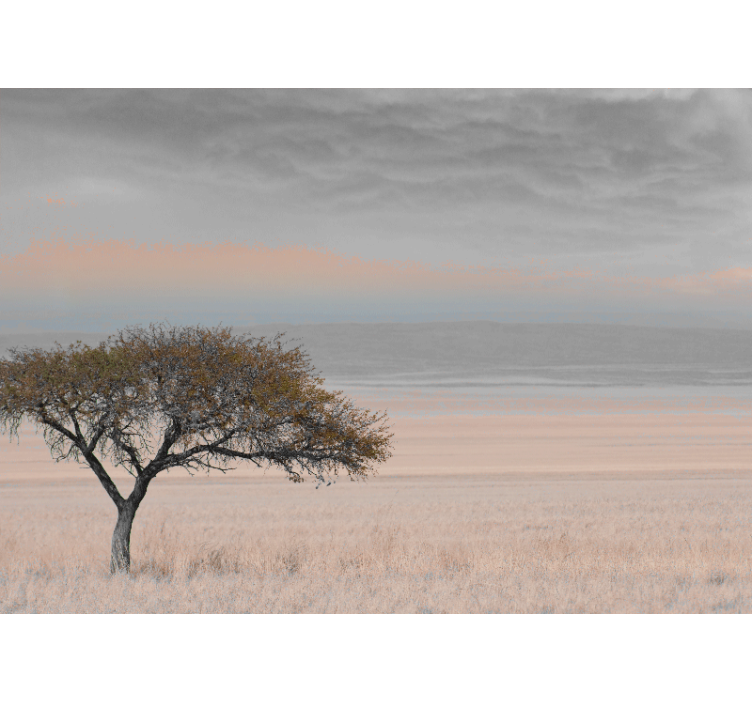 Wall mural nature isolated tree scenery - TenStickers