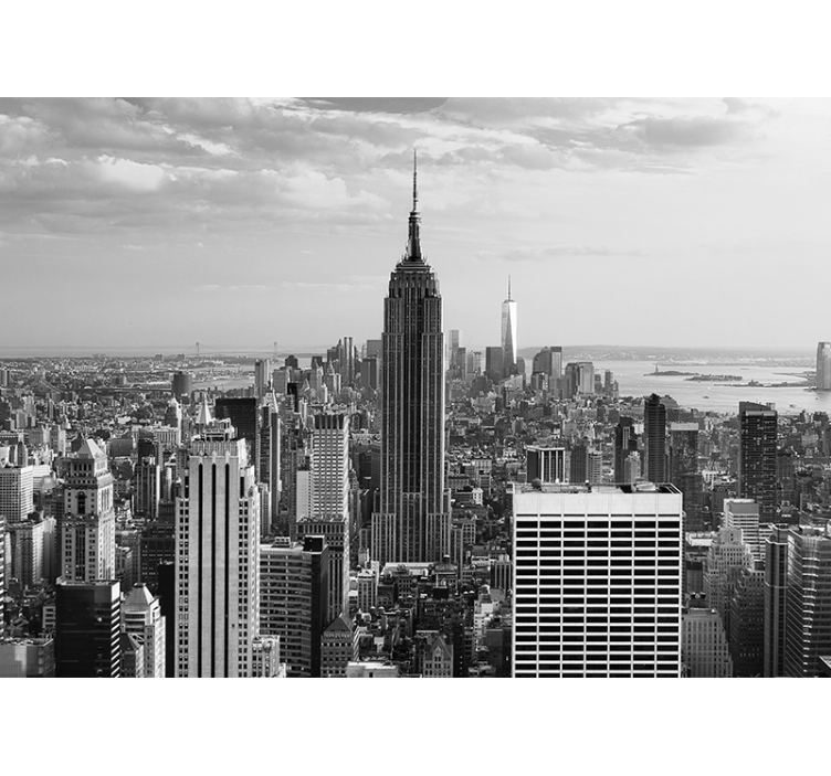 Wall mural new york empire state cityscape - TenStickers