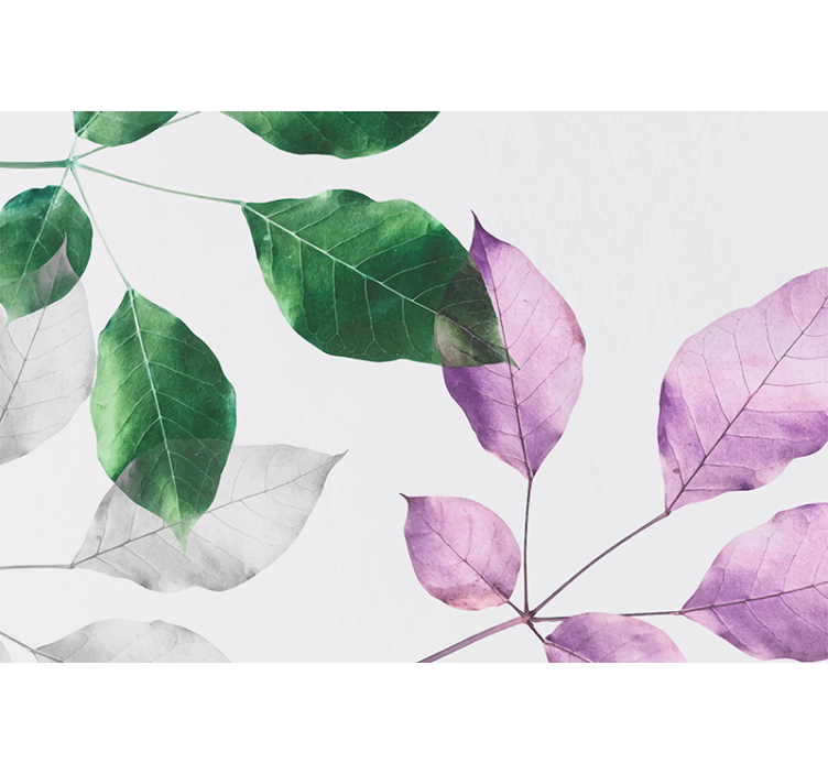 Wall mural nature leafy botanical touches - TenStickers