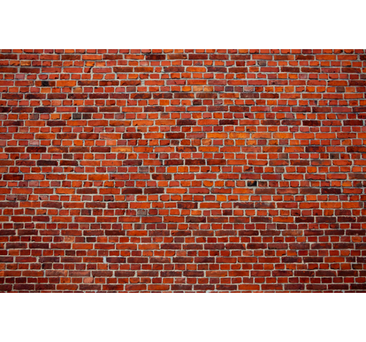 Brick mural wallpaper rustic brick design - TenStickers