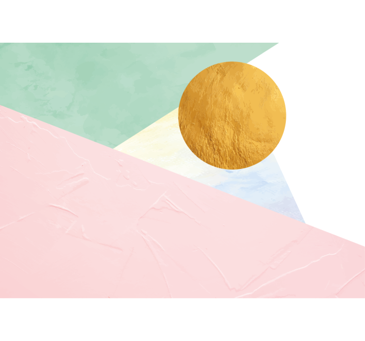 Abstract wall mural elegant geometric designs - TenStickers