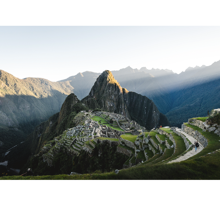 City wall mural majestic machu picchu - TenStickers