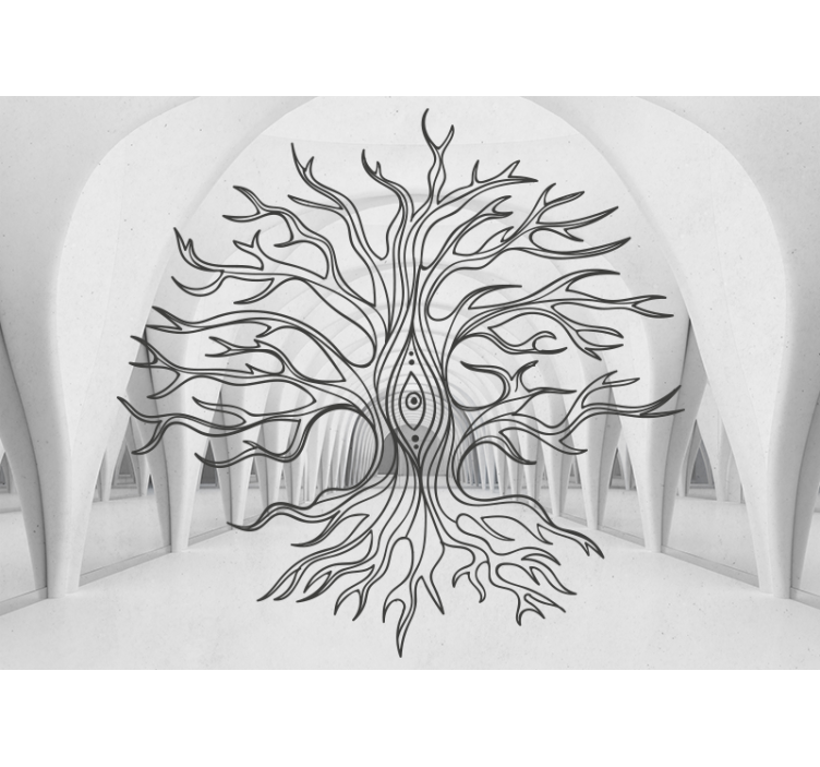 Wall mural nature tree symbolism - TenStickers