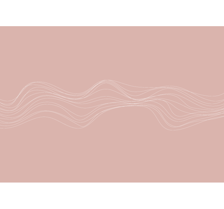 Texture wall mural with graceful curved lines - TenStickers