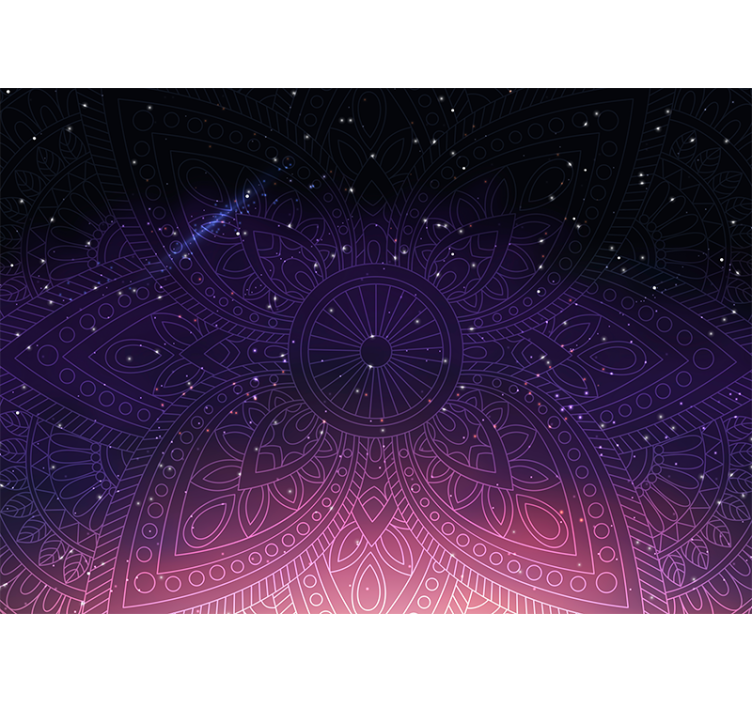 Mandala wall mural intricate mandala design - TenStickers