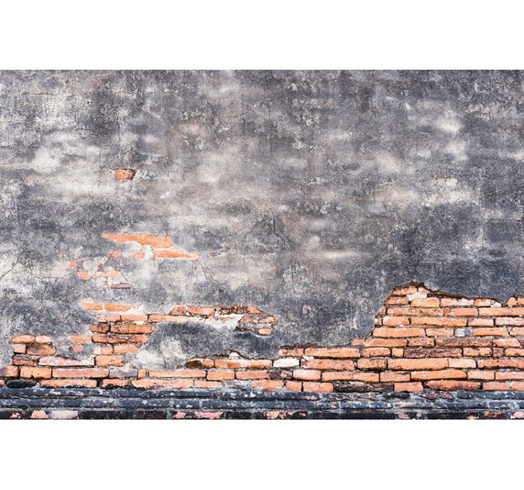 Grunge MauerGrunge Wall brick wall mural - TenStickers