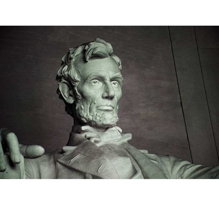 Lincoln monument close-up wall mural new york - TenStickers