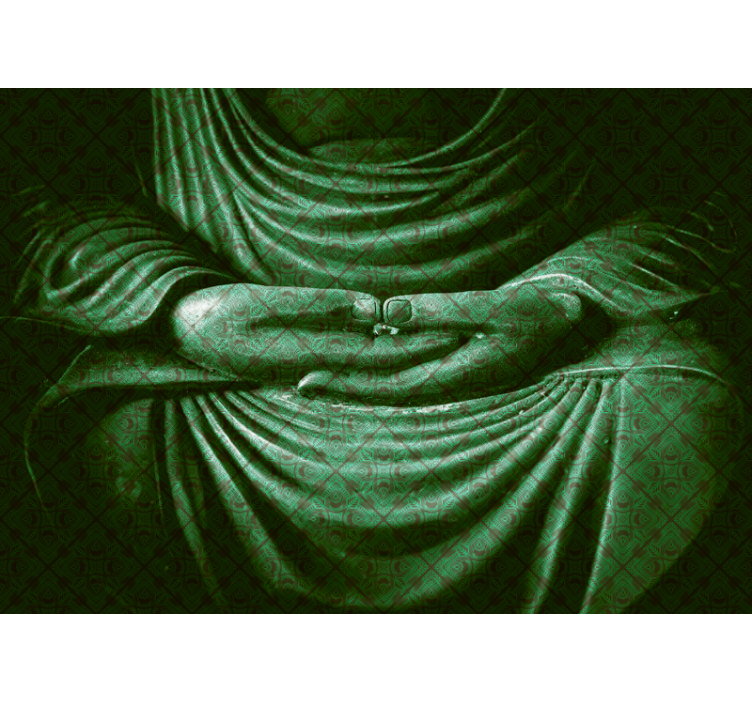 Wall mural buddha tranquil buddha sculpture - TenStickers