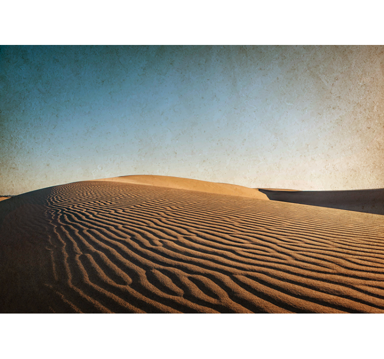 Desert wall mural sand dune calm - TenStickers