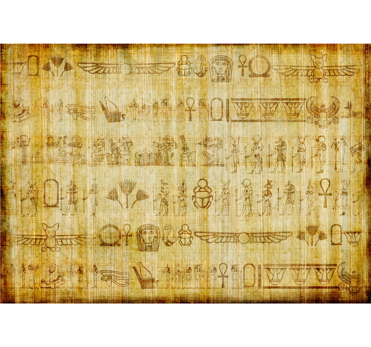 Art wall mural ancient egyptian hieroglyphs - TenStickers