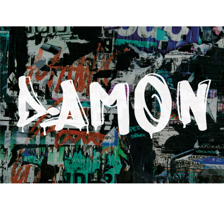 Custom urban style name Teenage Wall Murals - TenStickers