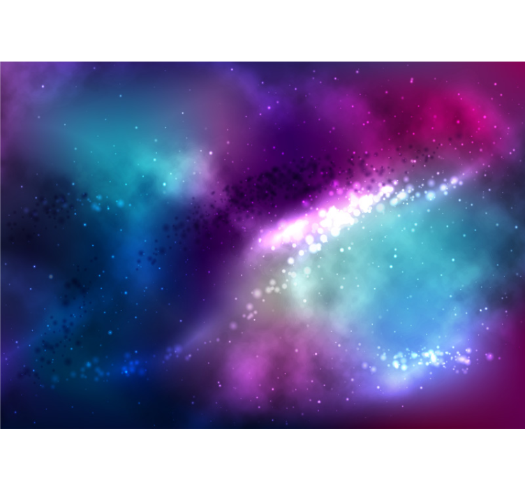 Colorful constellation teenage wall mural - TenStickers