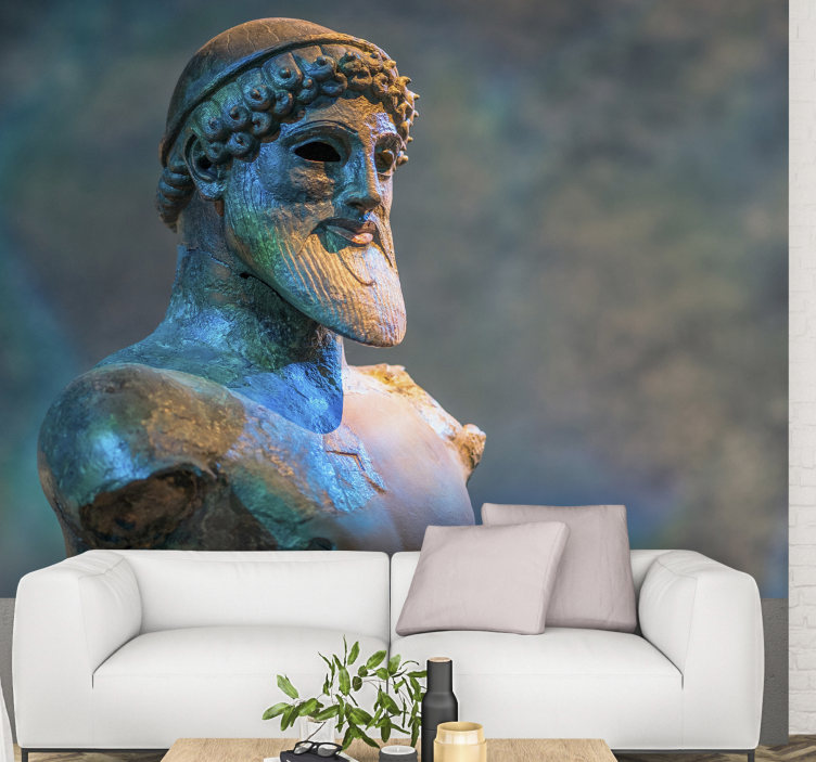 Ancient Bust Sculpture classic art wall mural - TenStickers