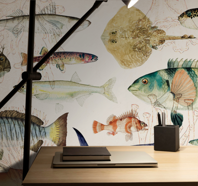 Animals wall mural ocean life collection - TenStickers