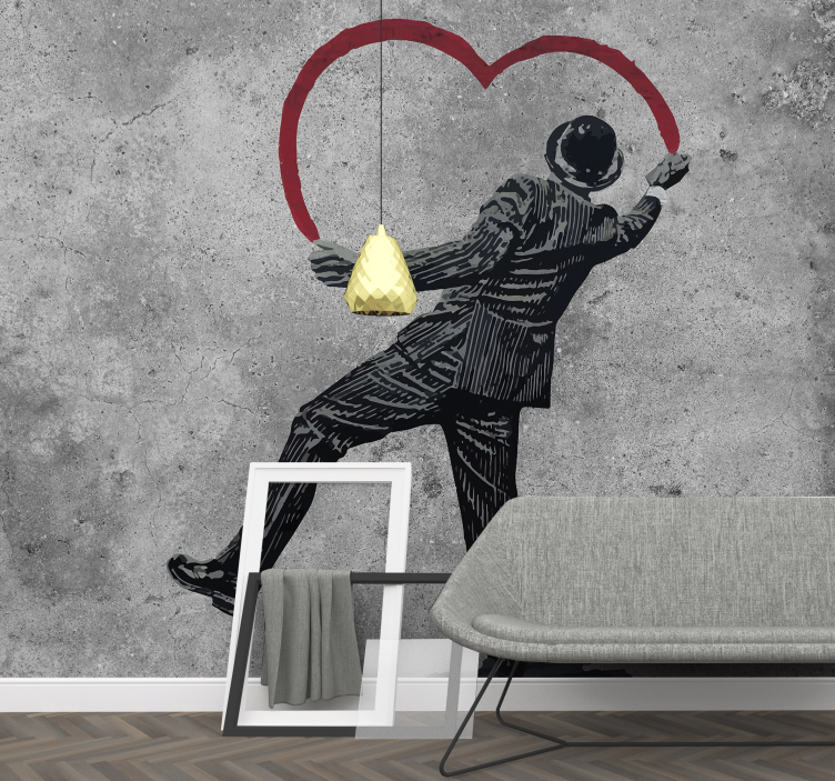 Banksy graffiti on the wall Art Wall Mural - TenStickers