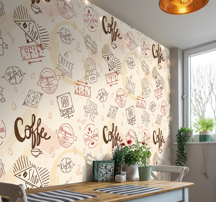 Coffee Kitchen Wall Mural - TenStickers