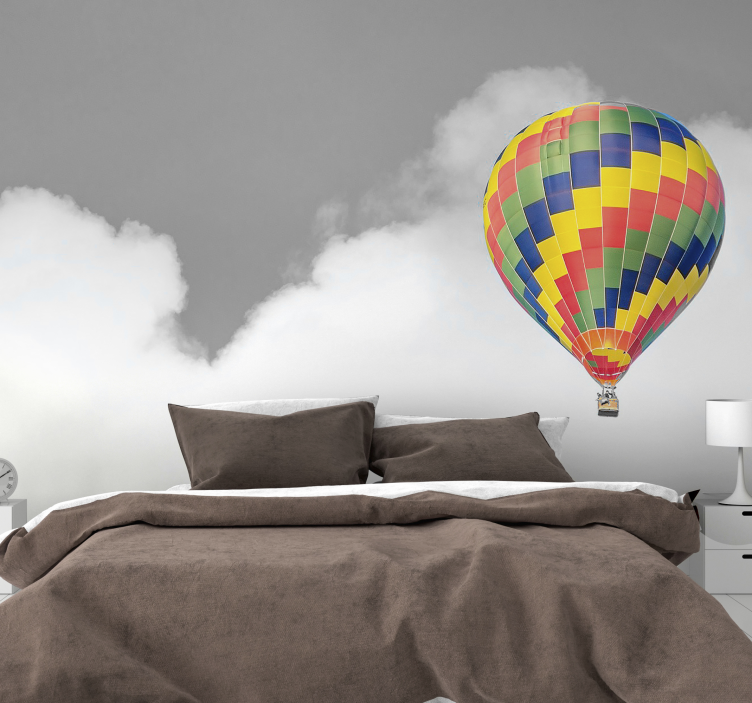 Colorful Hot Air abstract wall mural - TenStickers