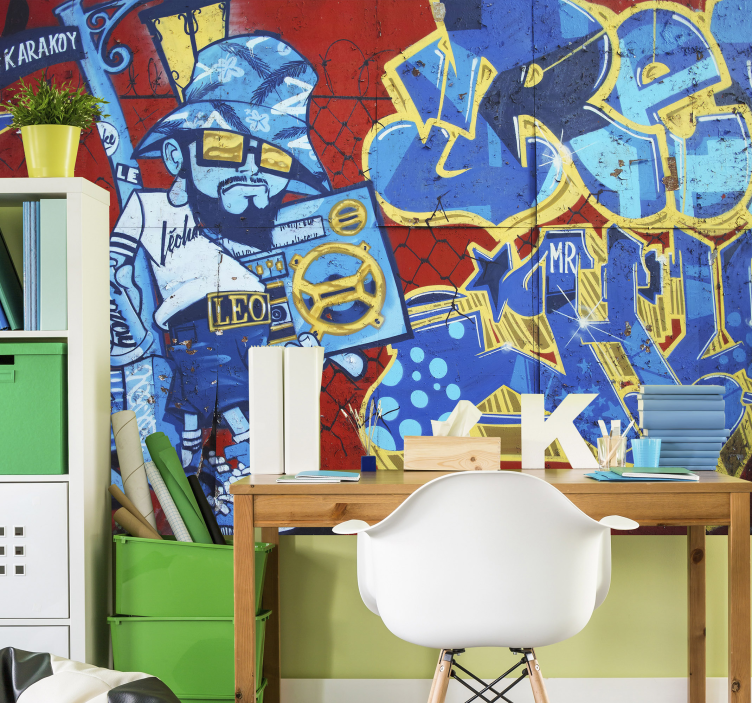 Cool grafitti Urban Art Wall Mural - TenStickers