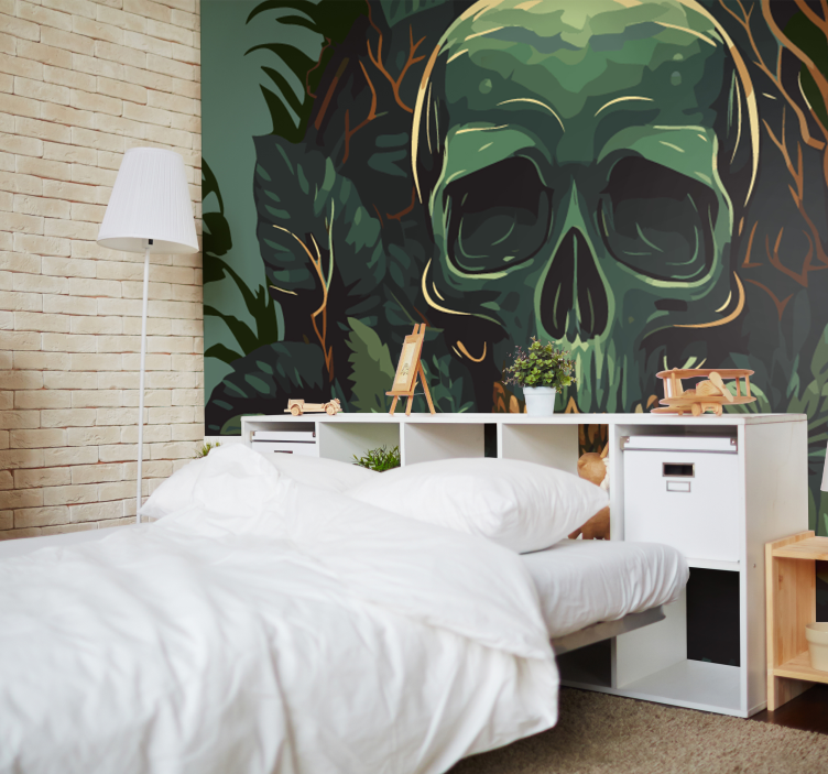 Deaths skull Head wall mural - TenStickers