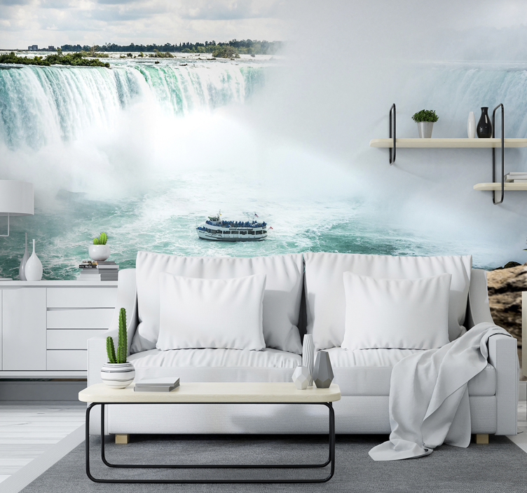 Landscape wall mural niagara falls experience - TenStickers