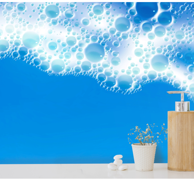 Laundry bubbles Bathroom Murals - TenStickers