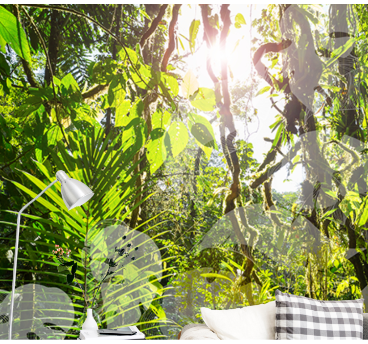 Lush Greenery Retreat wall mural nature - TenStickers