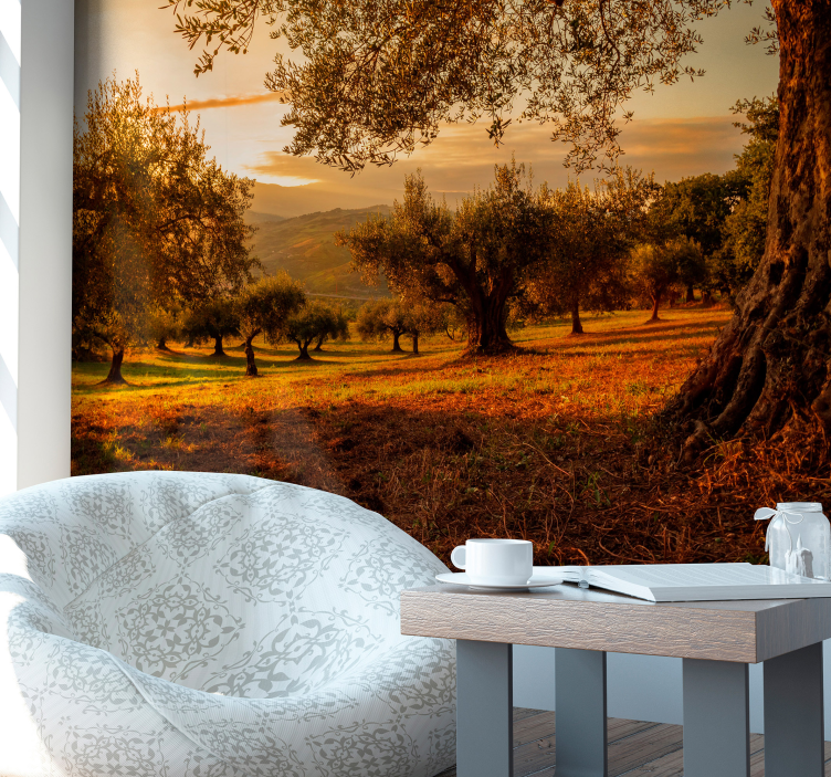 Mediterranean Grove landscape wall mural - TenStickers