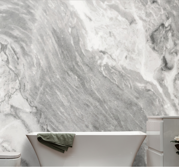 Mural stone wall with elegant marble finish - TenStickers