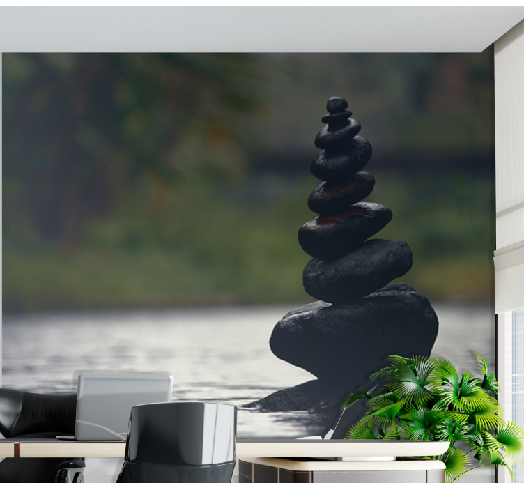 Objects of relaxation and spa Office Wall Mural - TenStickers