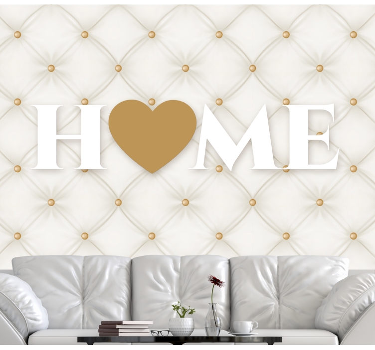Quote wall mural household comfort - TenStickers