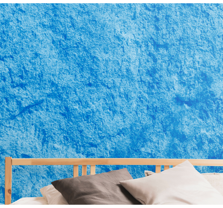 Rugged blue surface texture wall mural - TenStickers