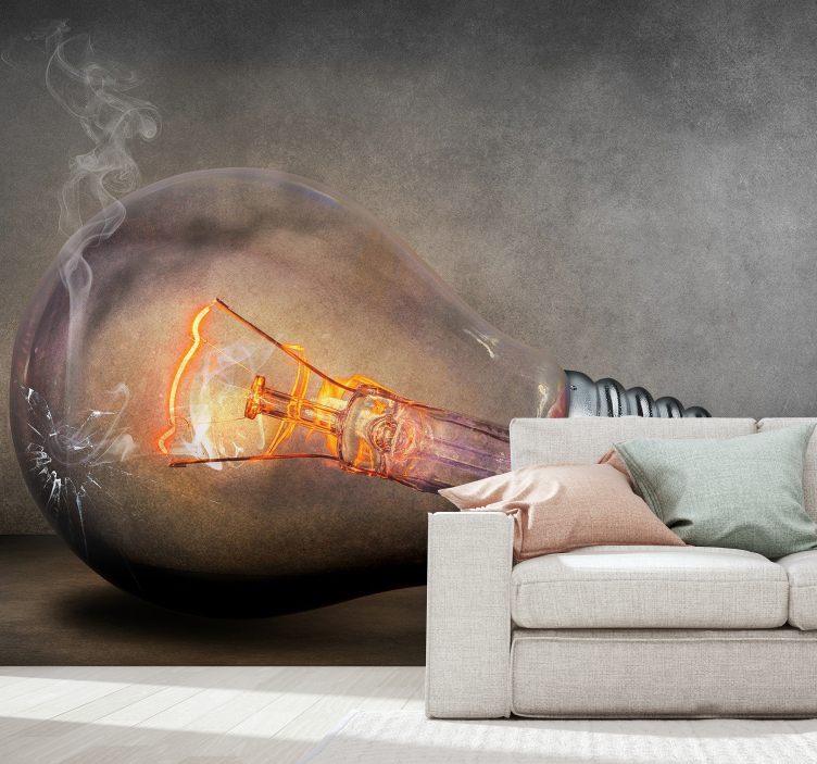 Shattered Illumination wall mural 3d - TenStickers