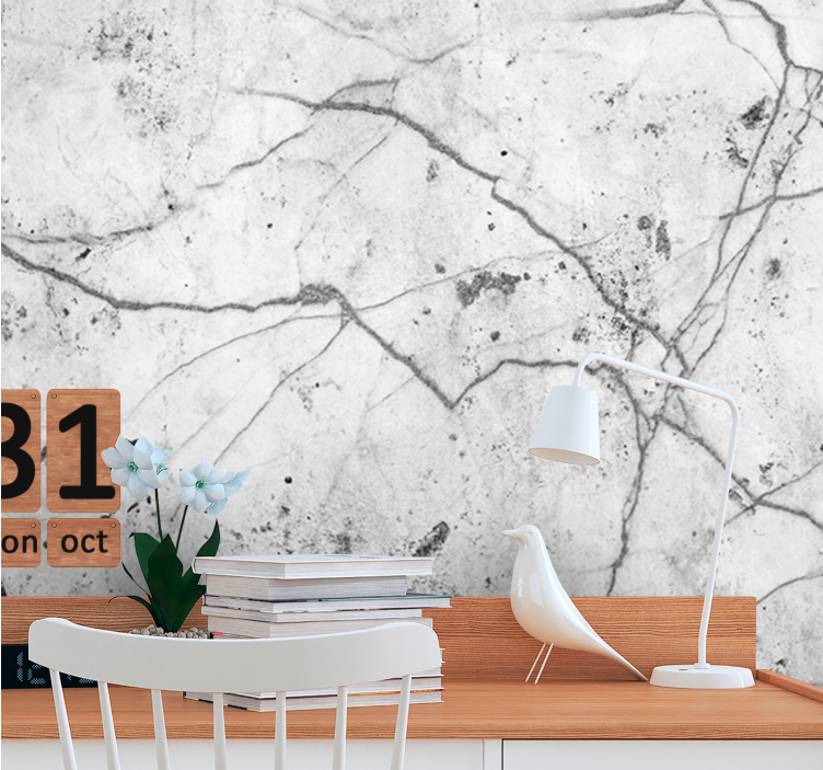 Texture wall mural elegant marble design - TenStickers
