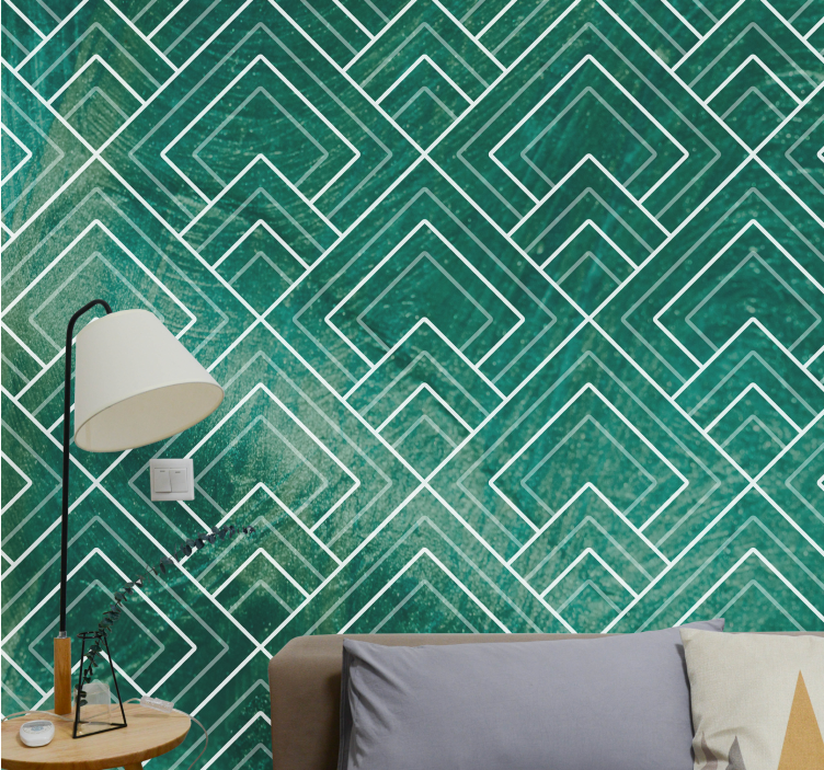 Texture wall mural geometric design concept - TenStickers