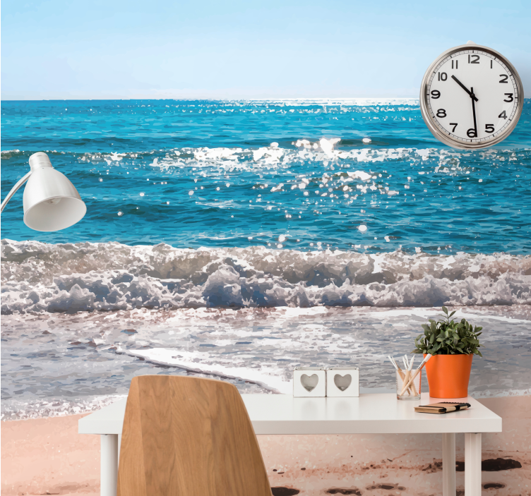 Under the sea wall mural beachside serenity - TenStickers