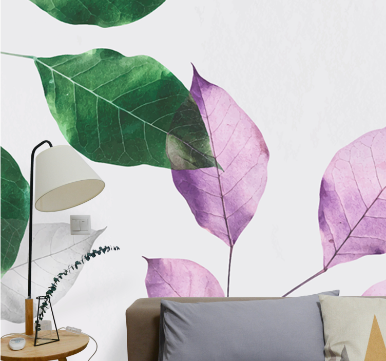 Wall mural nature leafy botanical touches - TenStickers