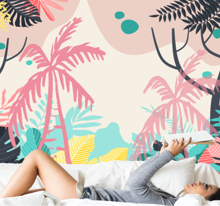 Wall mural nature tropical plant life - TenStickers