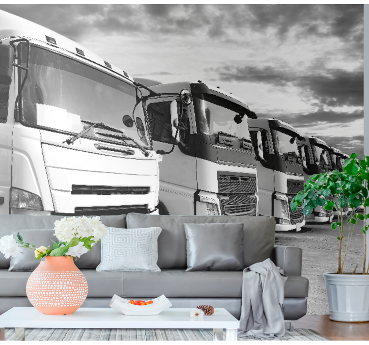 Wall mural vehicle trucks collection - TenStickers