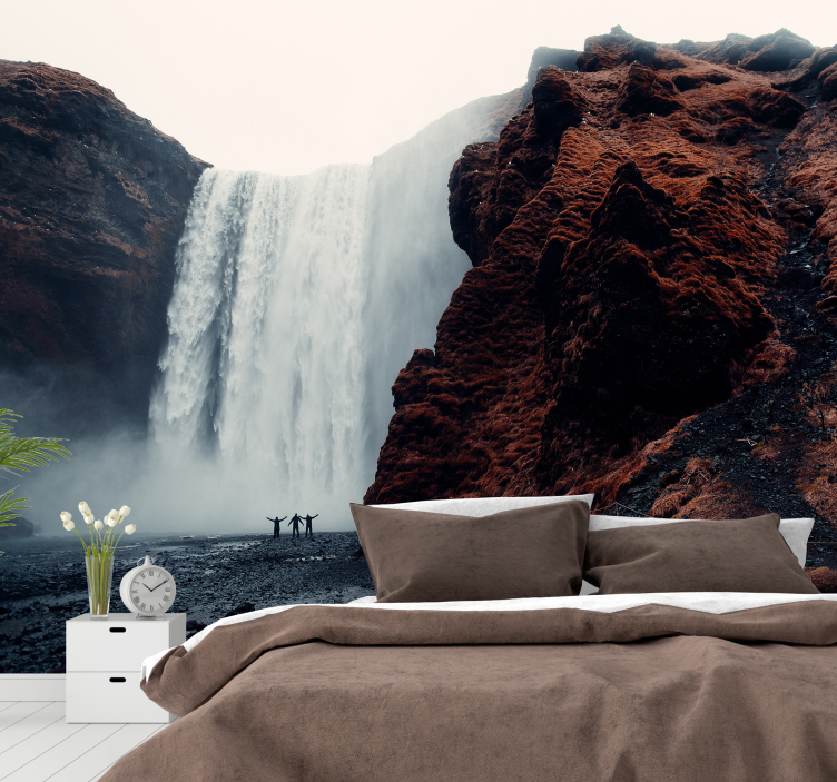 Wall mural waterfall grand waterfall view - TenStickers
