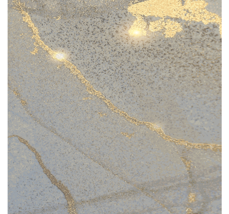 Coasters with elegant gold foil surface - TenStickers