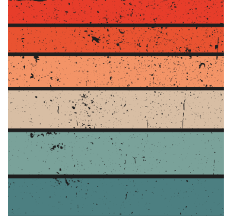 Textured striped layers coasters - TenStickers